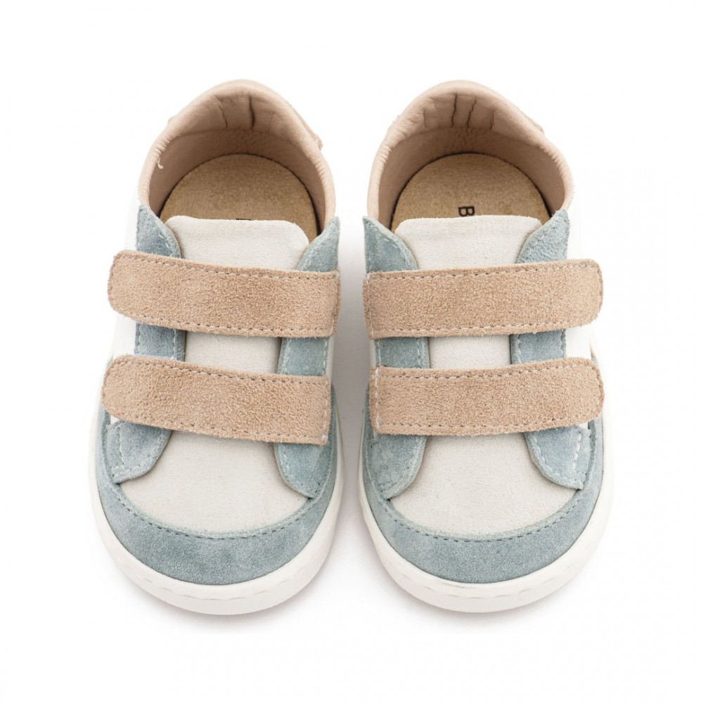 Παπούτσια Babywalker λευκό μίνεραλ μπεζ για Αγόρι 2125