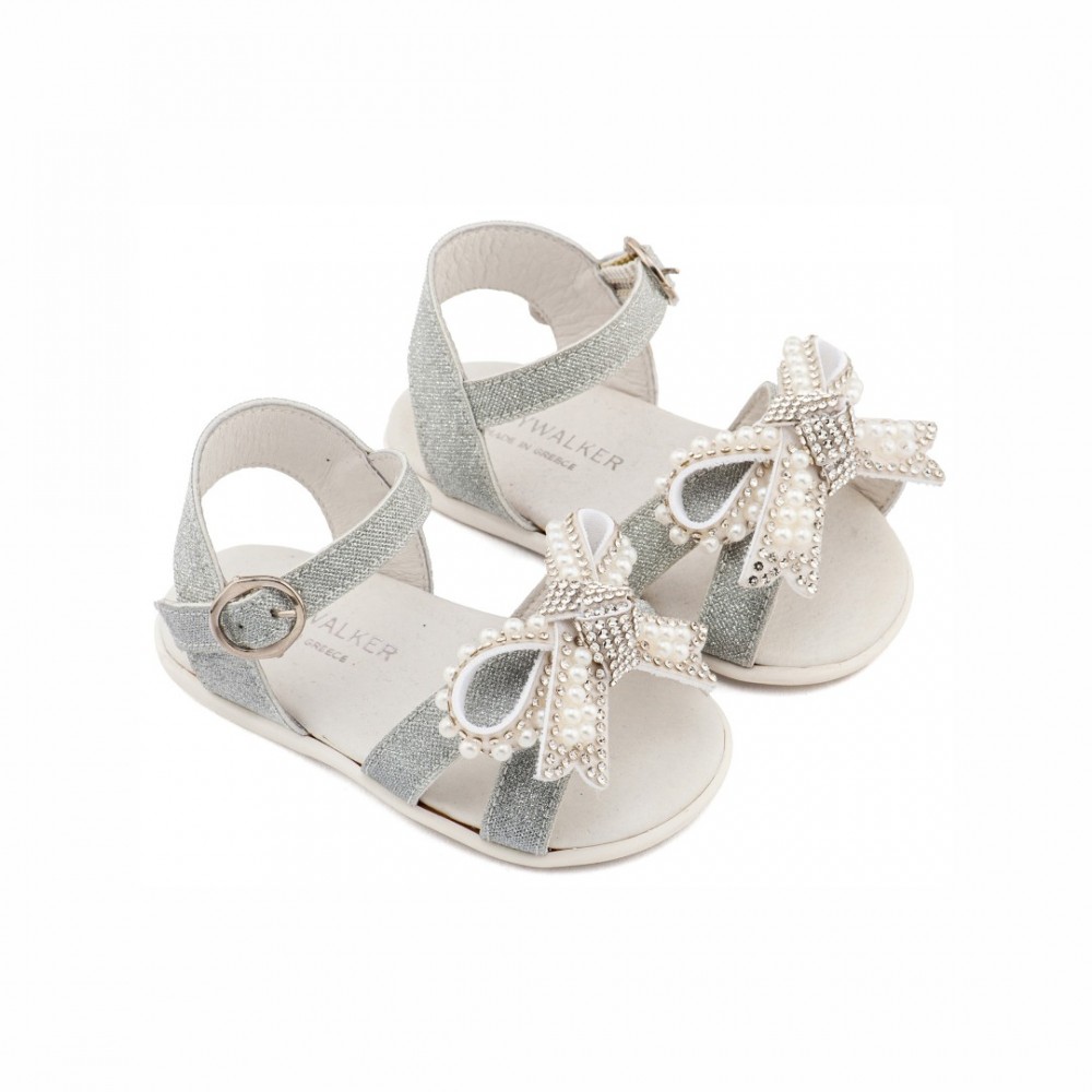 Παπούτσια Babywalker για Κορίτσι 2655-1 ασημί