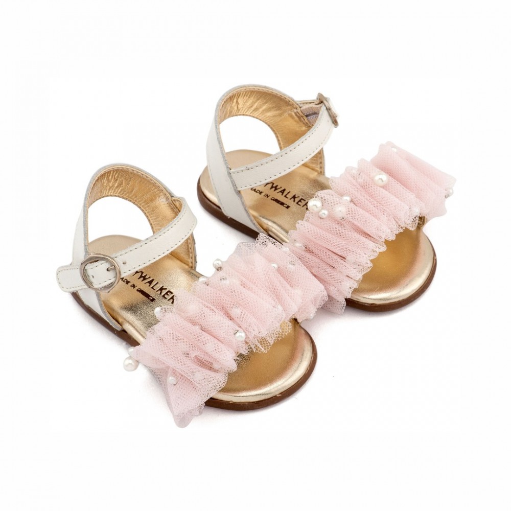 Παπούτσια Babywalker για Κορίτσι 2656 ιβουάρ ροζ