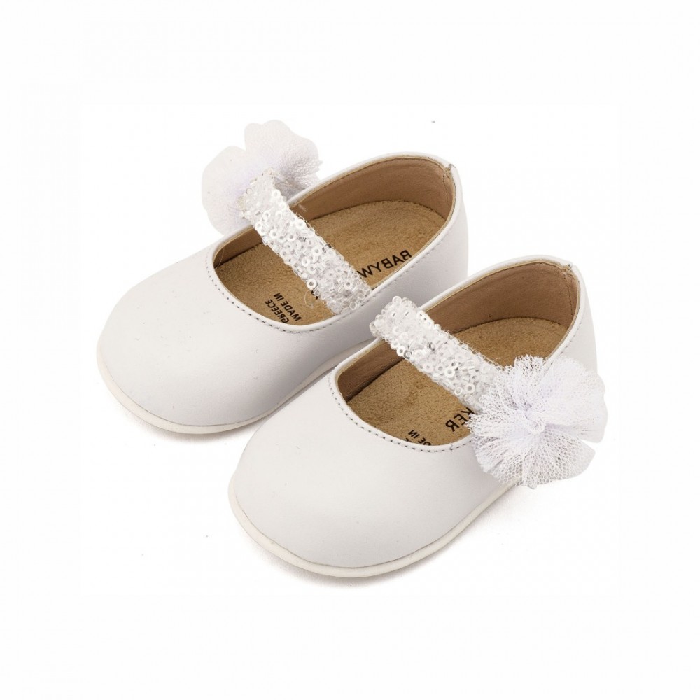 Παπούτσια Babywalker για Κορίτσι 2657-1 λευκό