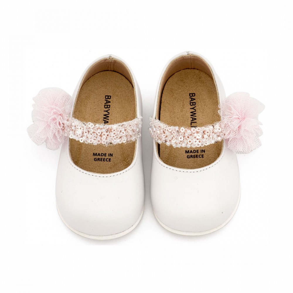 Παπούτσια Babywalker για Κορίτσι 2657-2 λευκό ροζ