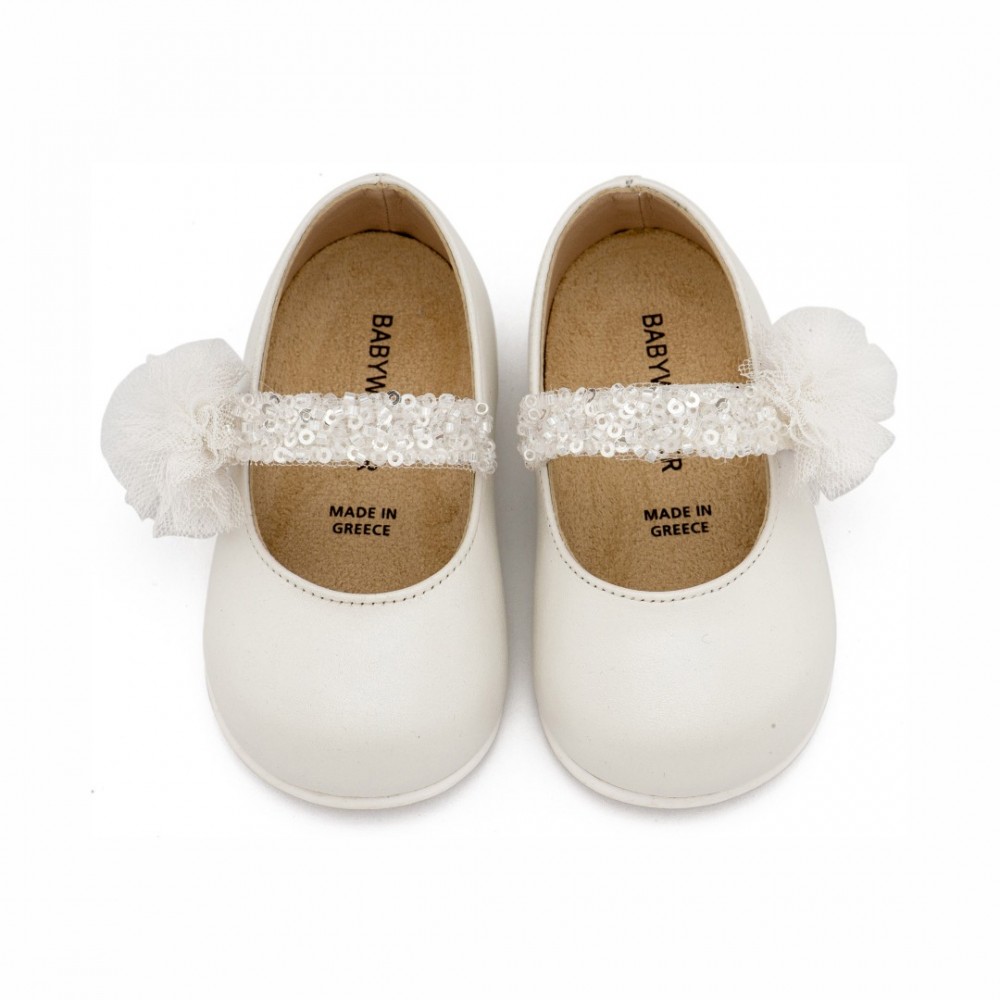 Παπούτσια Babywalker για Κορίτσι 2657-1 λευκό