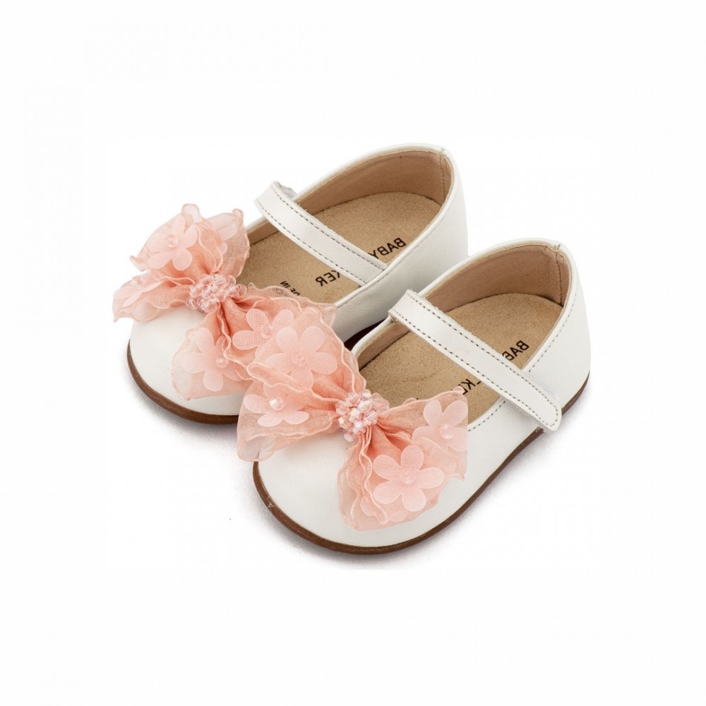 Παπούτσια Babywalker για Κορίτσι 2659-2 ιβουάρ ροζ