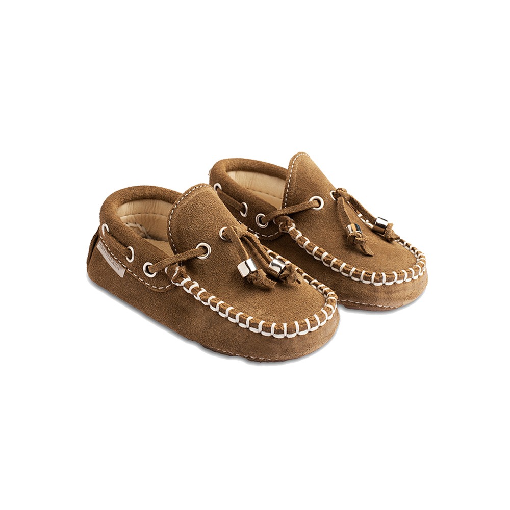 Παπούτσια Babywalker λαδί για Αγόρι 4139-4