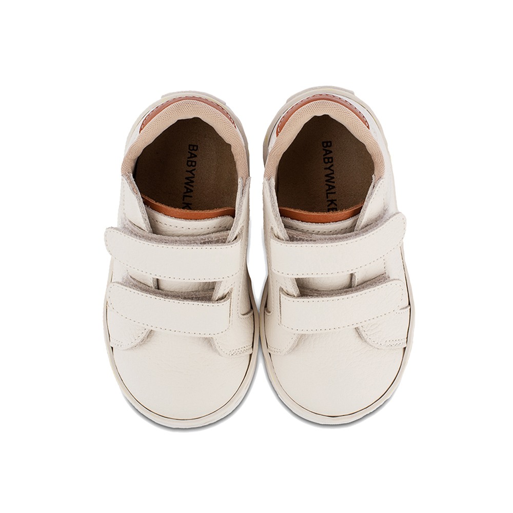 Παπούτσια Babywalker ιβουάρ ταμπά για Αγόρι 4260