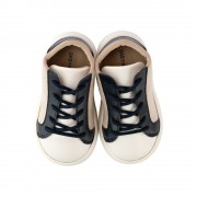 Παπούτσια Babywalker μπεζ λευκό μπλε για Αγόρι 3039