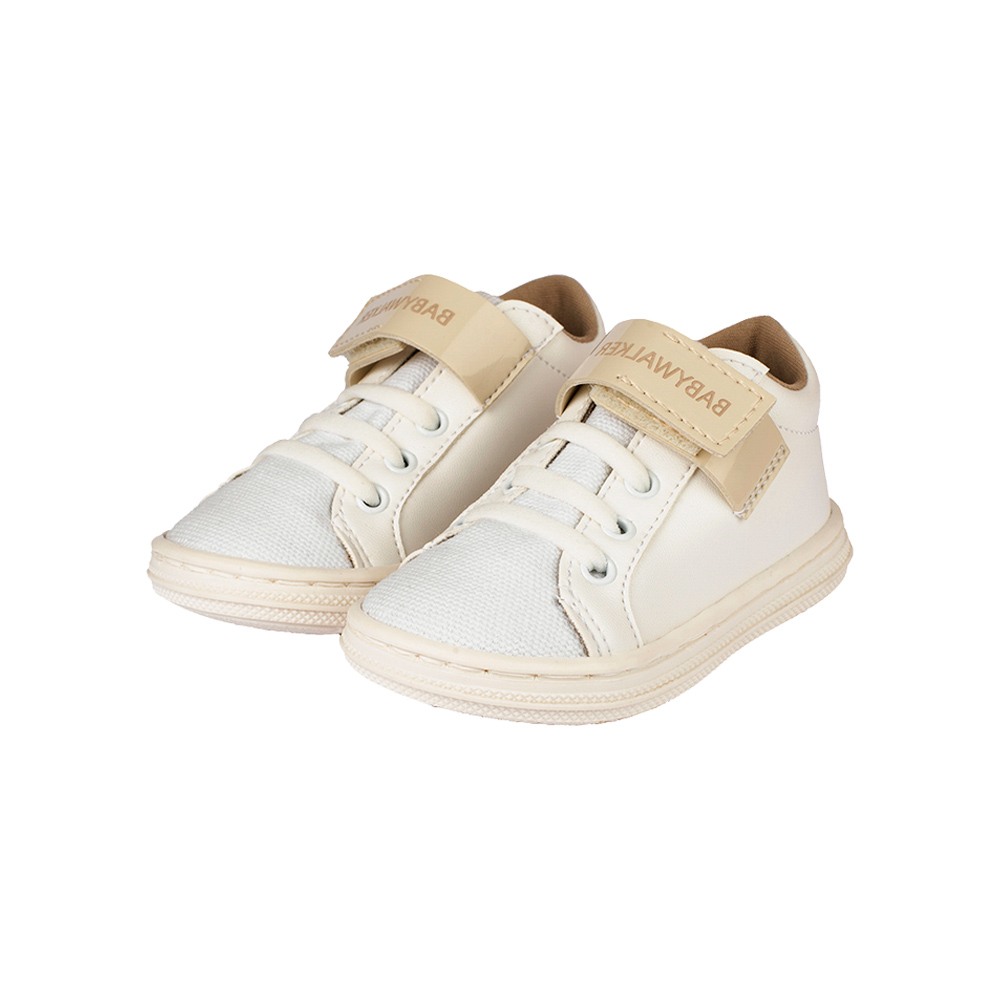 Παπούτσια Babywalker λευκό ιβουάρ για Αγόρι 3051