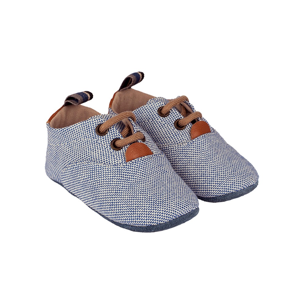 Παπούτσια Babywalker μπλε ρουά για Αγόρι 1064