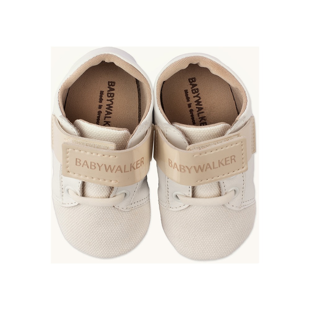 Παπούτσια Babywalker λευκό ιβουάρ για Αγόρι 1092