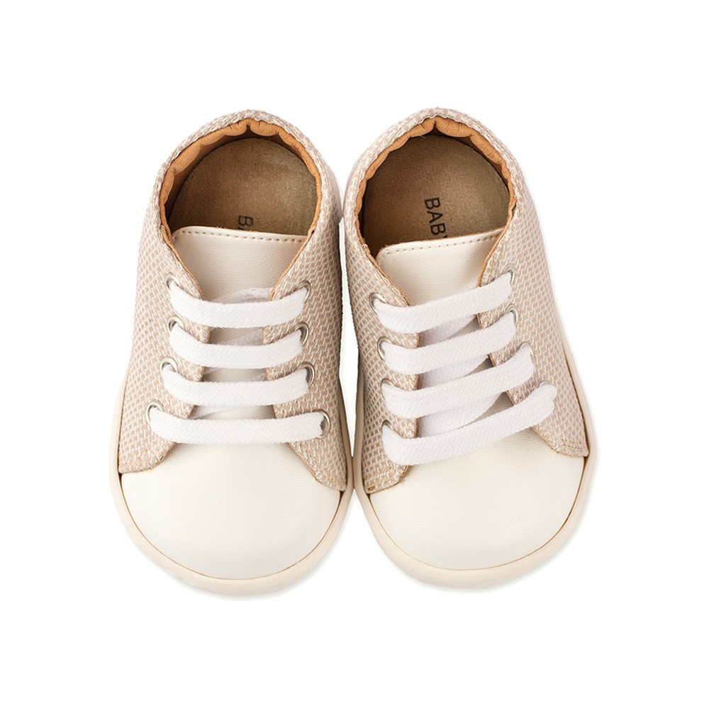 Παπούτσια Babywalker λευκό μπεζ για Αγόρι 2083