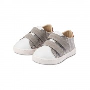 Παπούτσια Babywalker γκρι λευκό ταμπά για Αγόρι 2104-1