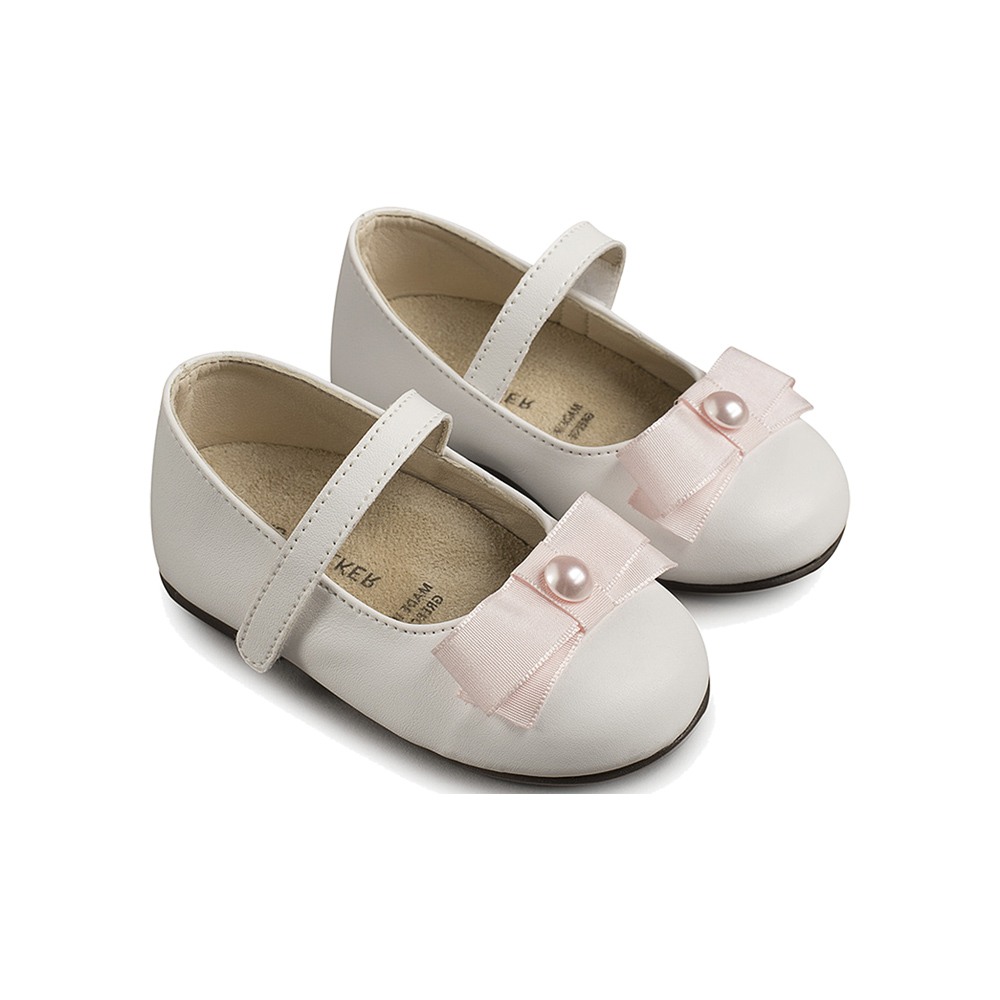 Παπούτσια Babywalker λευκό ροζ για Κορίτσι 3500-2