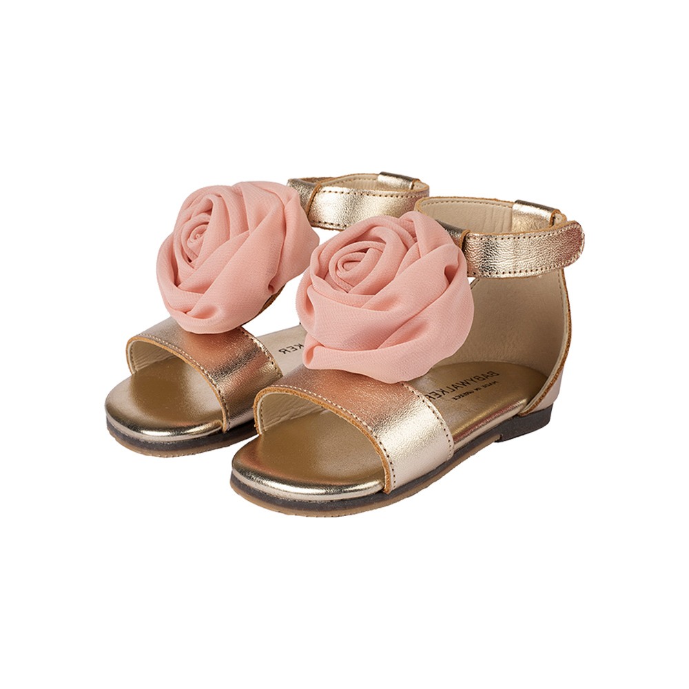 Παπούτσια Babywalker χρυσό ροζ για Κορίτσι 4729