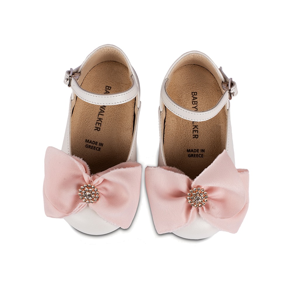 Παπούτσια Babywalker ιβουάρ ροζ για Κορίτσι 4797-1
