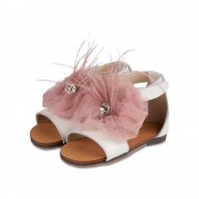 Παπούτσια Babywalker ιβουάρ ροζ για Κορίτσι 4800-1