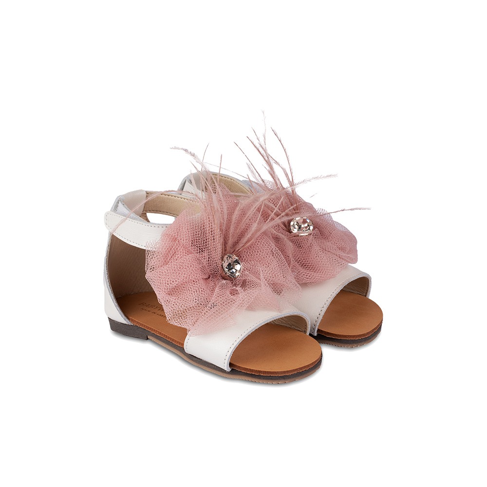 Παπούτσια Babywalker ιβουάρ ροζ για Κορίτσι 4800-1