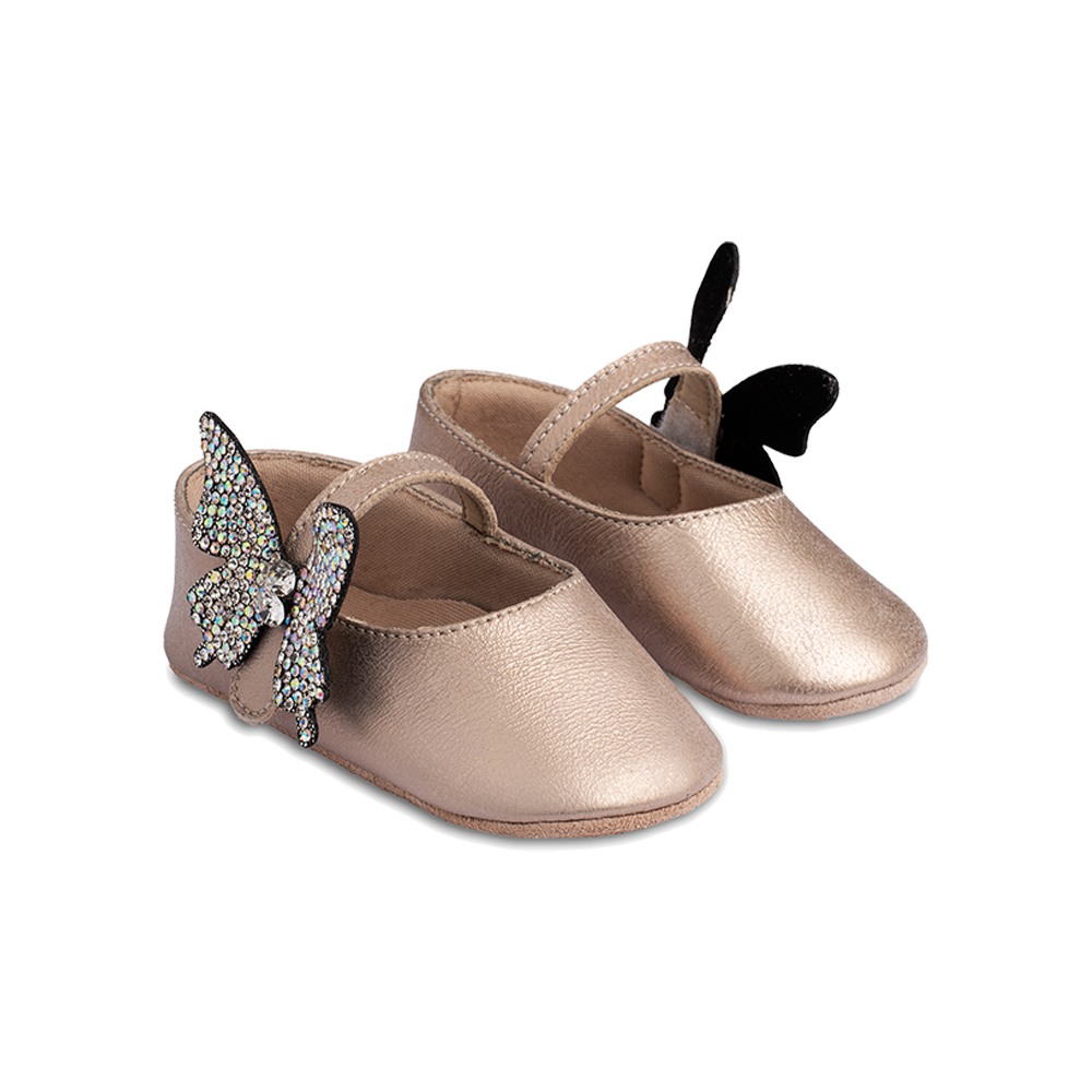 Παπούτσια Babywalker γκρι περλέ για Κορίτσι 1620-2