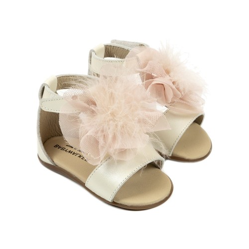 Παπούτσια Babywalker ιβουάρ ροζ για Κορίτσι 2599-2