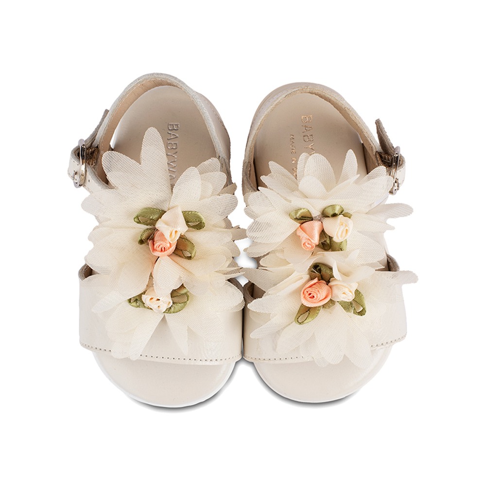 Παπούτσια Babywalker ιβουάρ για Κορίτσι 2602-1