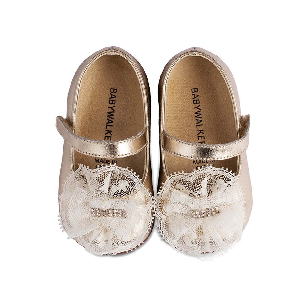Παπούτσια Babywalker χρυσό για Κορίτσι 2606-1