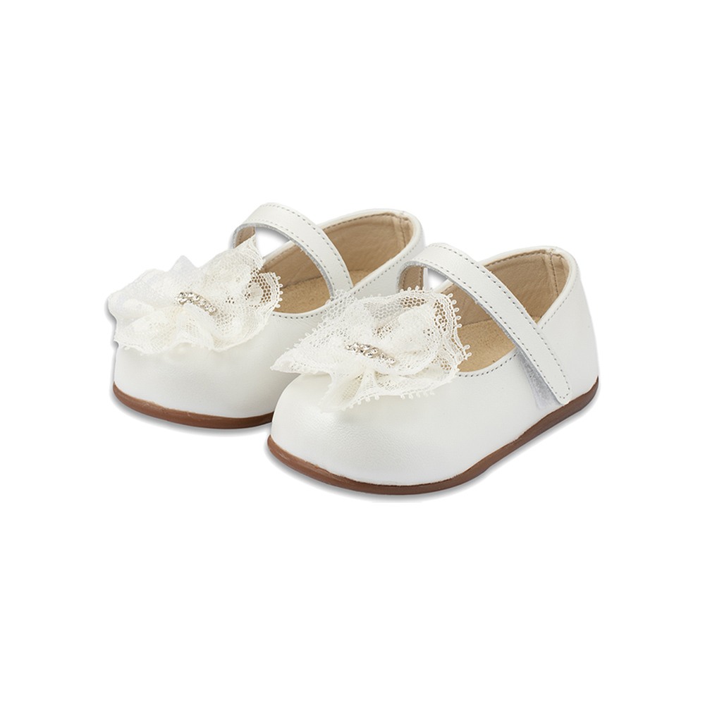 Παπούτσια Babywalker ιβουάρ για Κορίτσι 2606