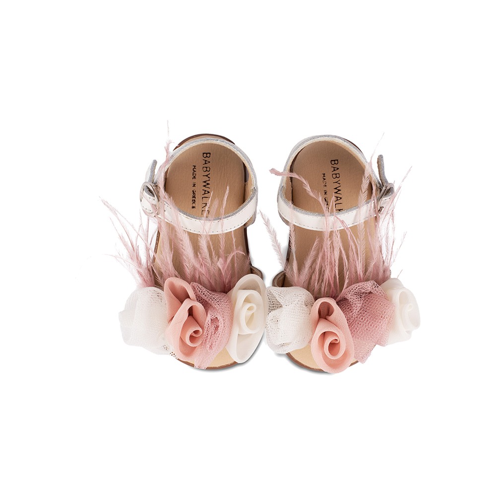 Παπούτσια Babywalker ιβουάρ ροζ για Κορίτσι 2616