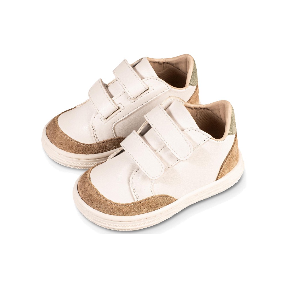 Παπούτσια Babywalker για Αγόρι 4281-2 λευκό μπεζ μέντα