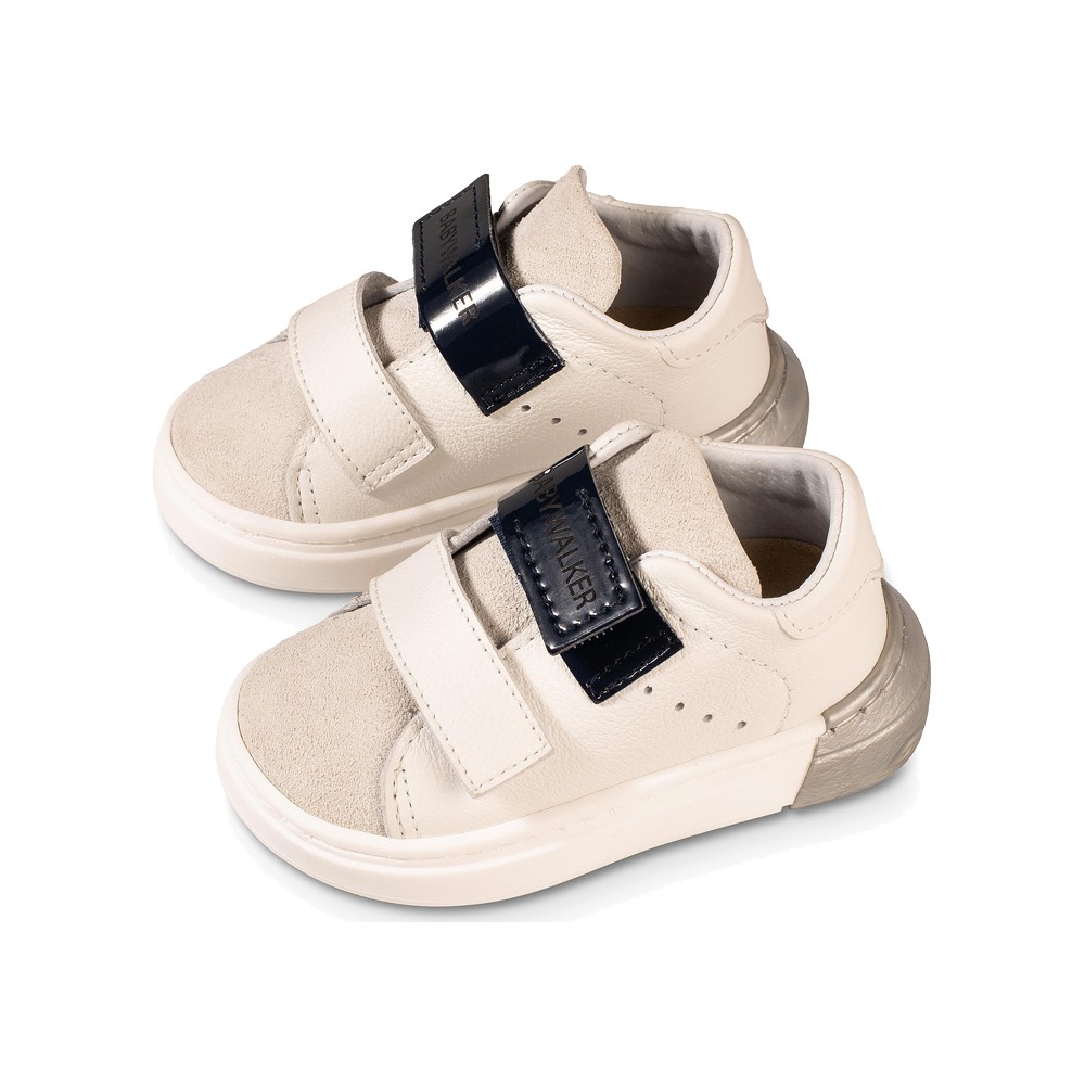 Παπούτσια Babywalker για Αγόρι 5267 λευκό μπλε γκρι