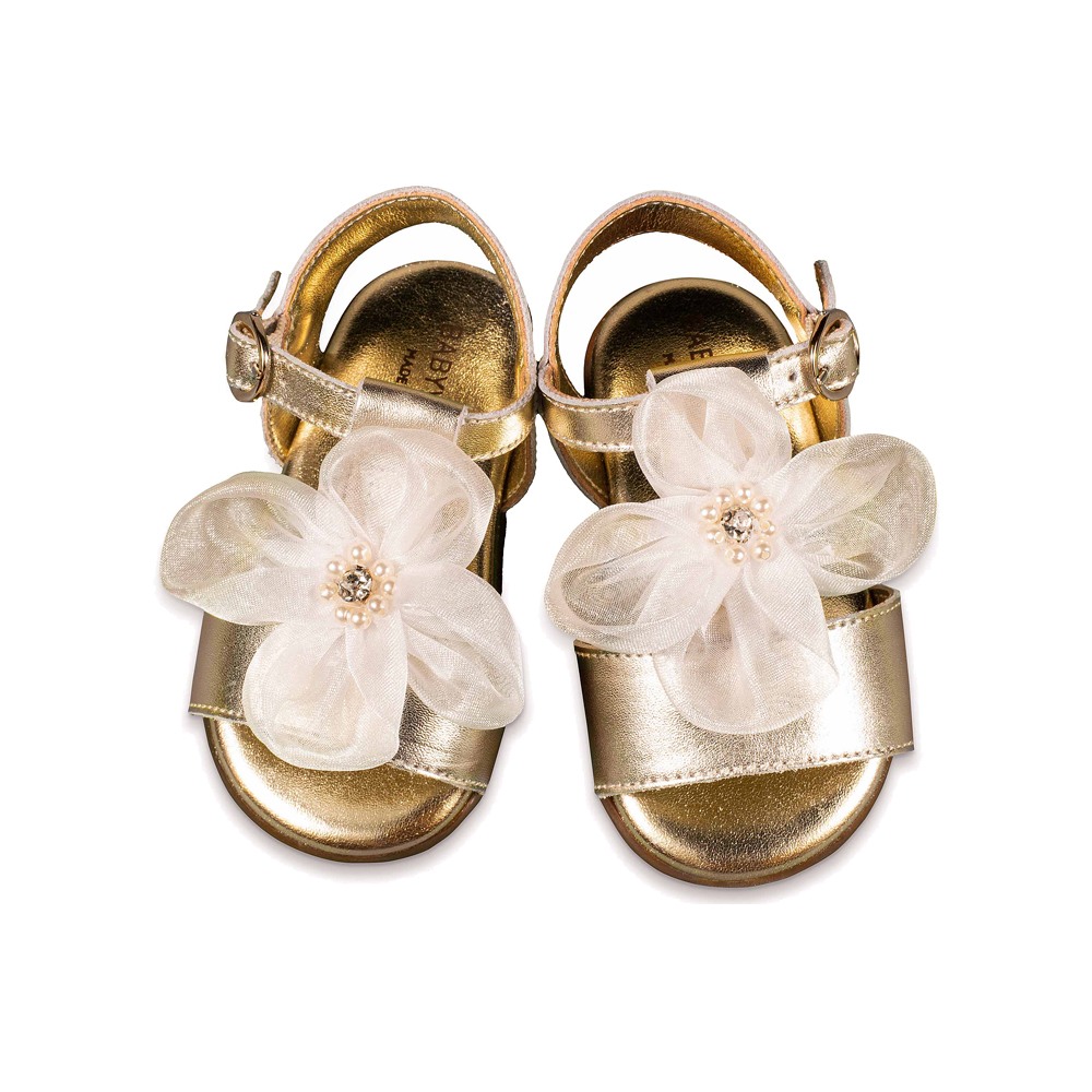 Παπούτσια Babywalker για Κορίτσι 2626 χρυσό ιβουάρ 