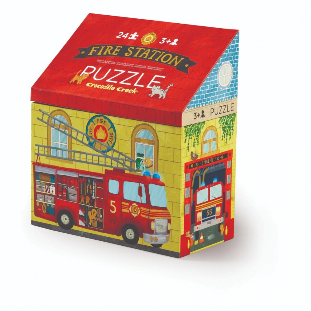 Επιτραπέζιο παιδικό παιχνίδι παζλ - Πυροσβεστικός Σταθμός
