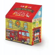 Επιτραπέζιο παιδικό παιχνίδι παζλ - Πυροσβεστικός Σταθμός