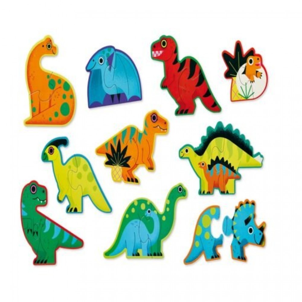 Επιτραπέζιο παιδικό παιχνίδι παζλ - Δεινόσαυροι