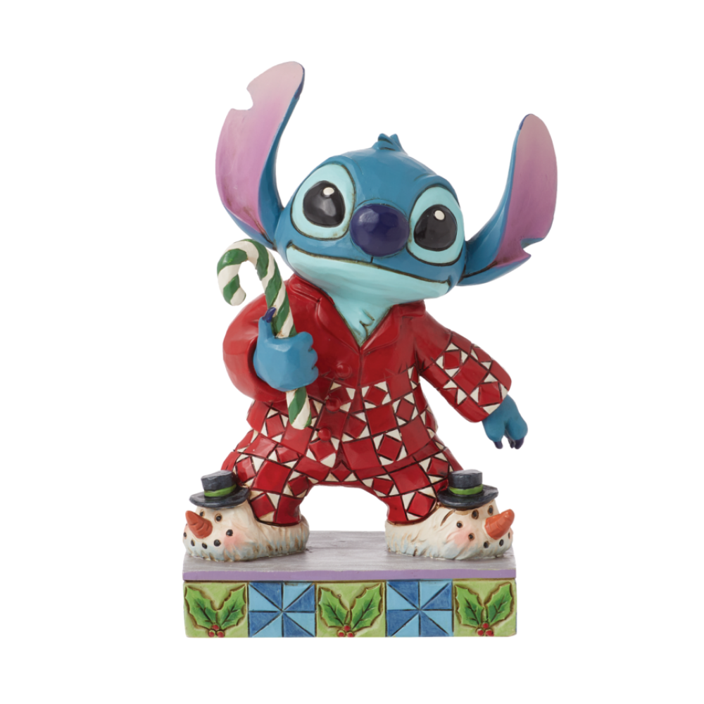 Διακοσμητική φιγούρα Stitch Χριστουγεννιάτικο Πρωινό 12 cm