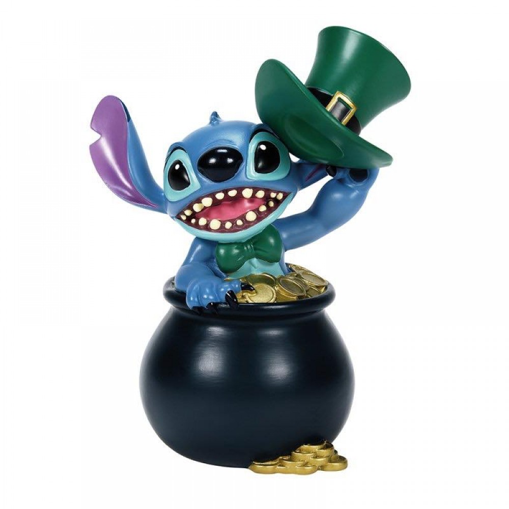 Διακοσμητική φιγούρα Stitch Τραγουδιστής St. Patrick's Day 13 cm