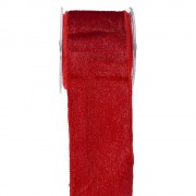 Κορδέλα shiny chic βελούδο κόκκινη 4.5 m