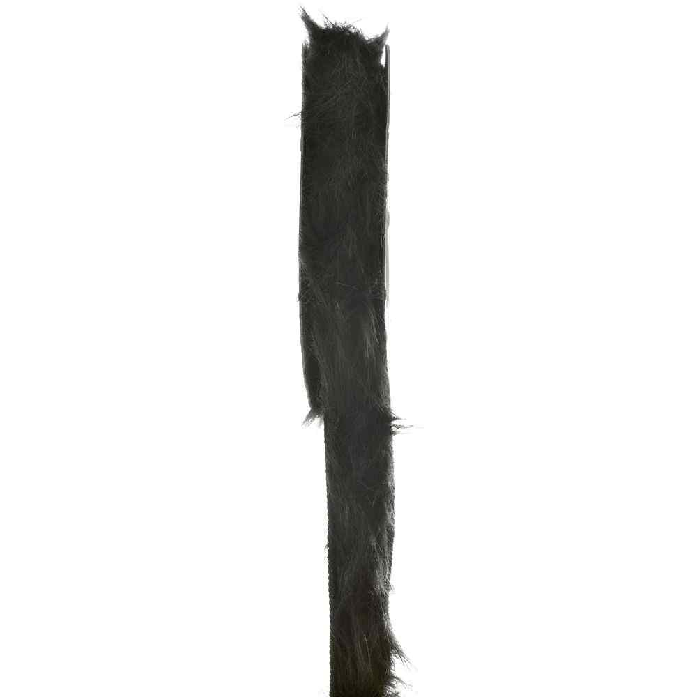 Κορδέλα γουνάκι μαύρο 2.3 cm X 4.5m