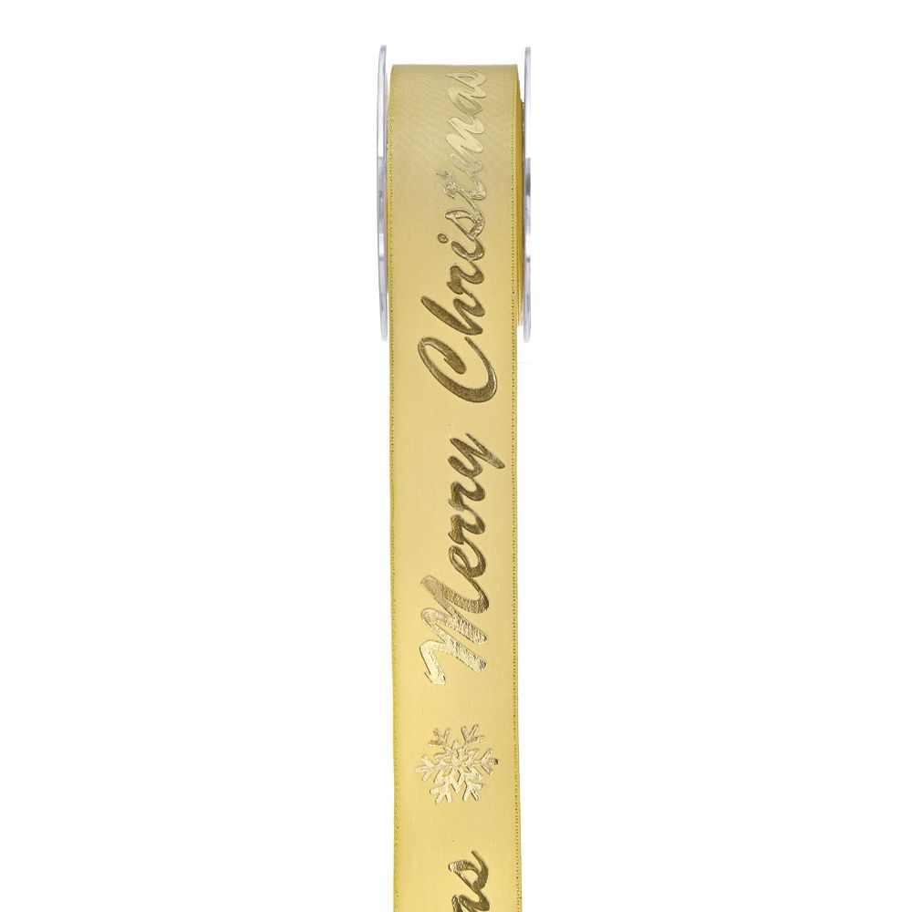 Κορδέλα σατέν χρυσό 3.8 cm X 9 m