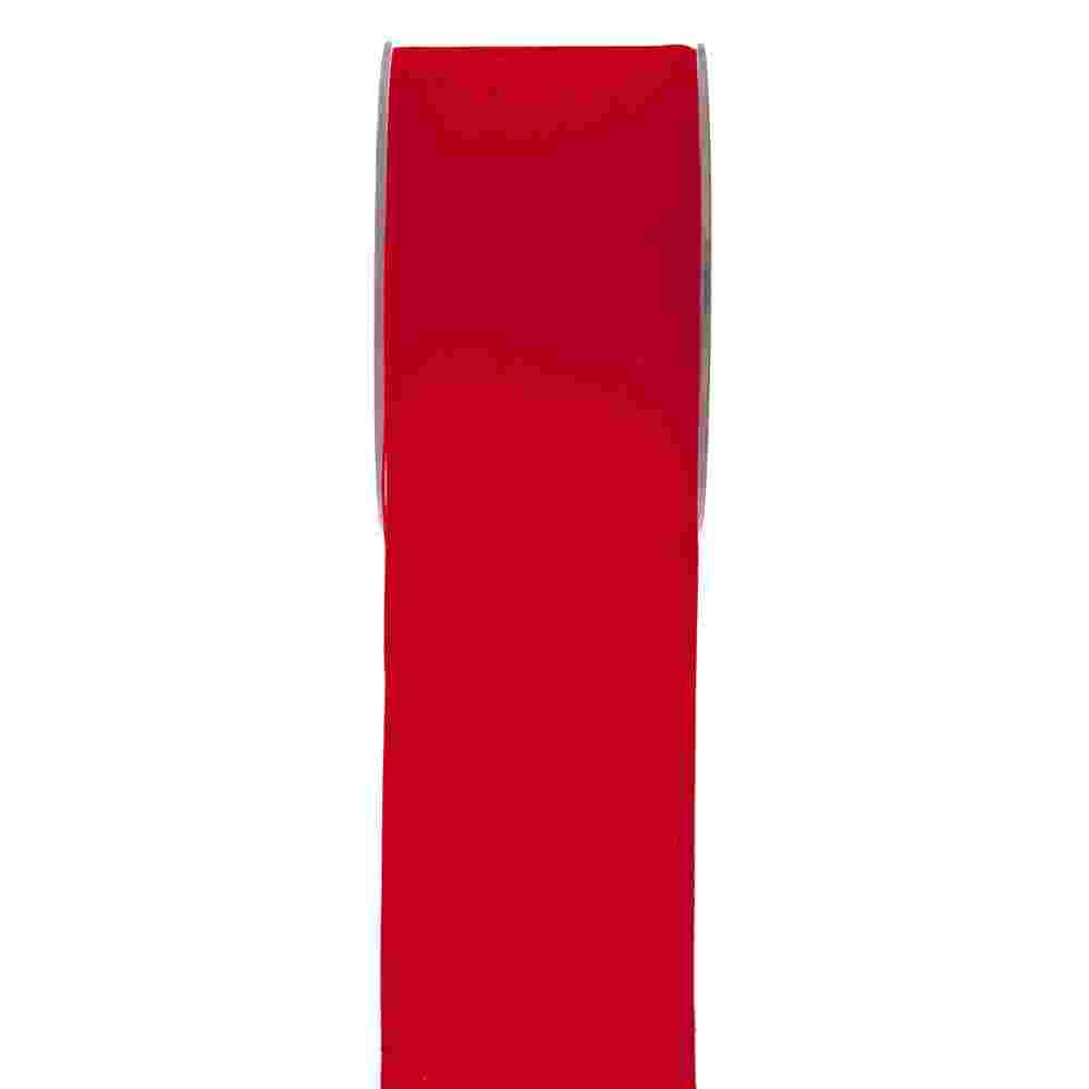 Κορδέλα βελούδο κόκκινο 6.7 cm X 9 m