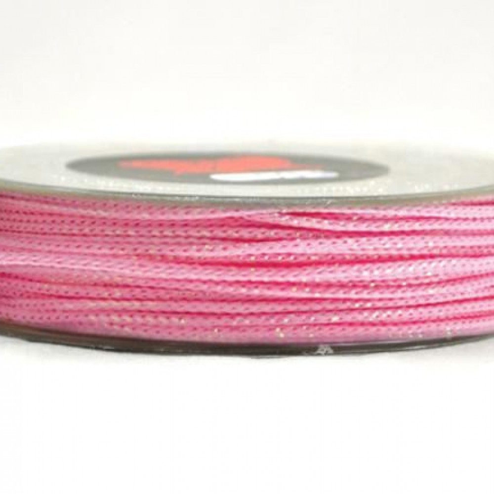 Κορδόνι μεταλλιζέ Flash ροζ 1 mm X 50 m