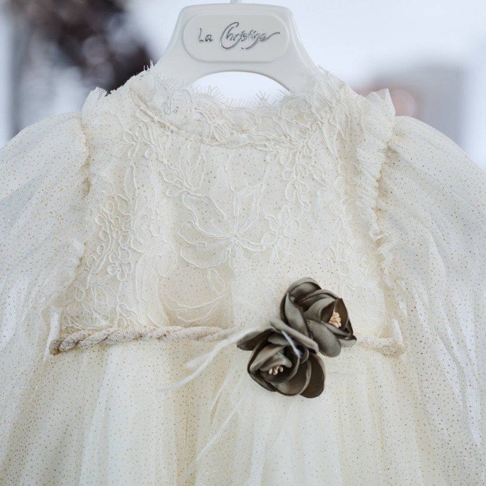 Βαπτιστικό φόρεμα La Christine LC25KW94 χειμώνας 2025 - 2026