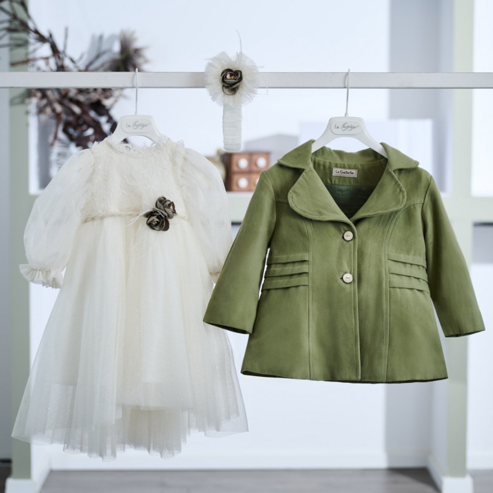 Βαπτιστικό φόρεμα La Christine LC25KW94 χειμώνας 2025 - 2026