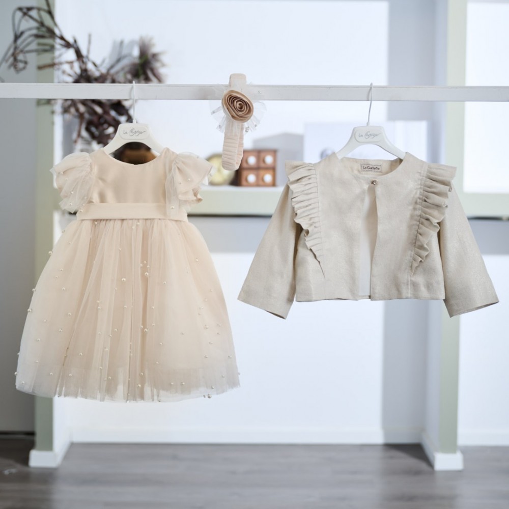 Βαπτιστικό φόρεμα La Christine LC25KW86 χειμώνας 2025 - 2026