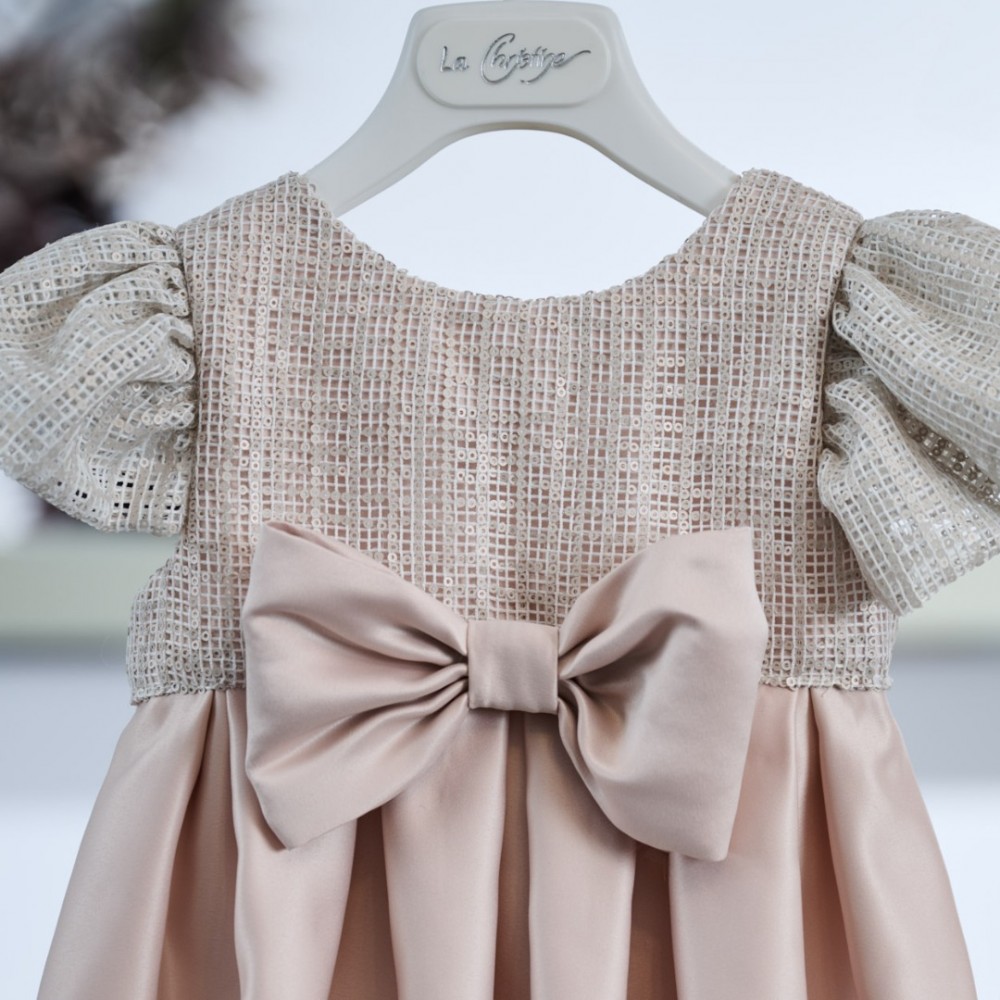 Βαπτιστικό φόρεμα La Christine LC25KW98 χειμώνας 2025 - 2026