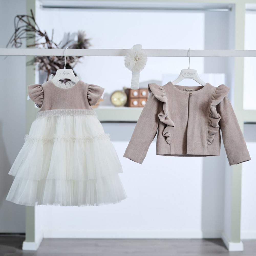 Βαπτιστικό φόρεμα La Christine LC25KW84 χειμώνας 2025 - 2026