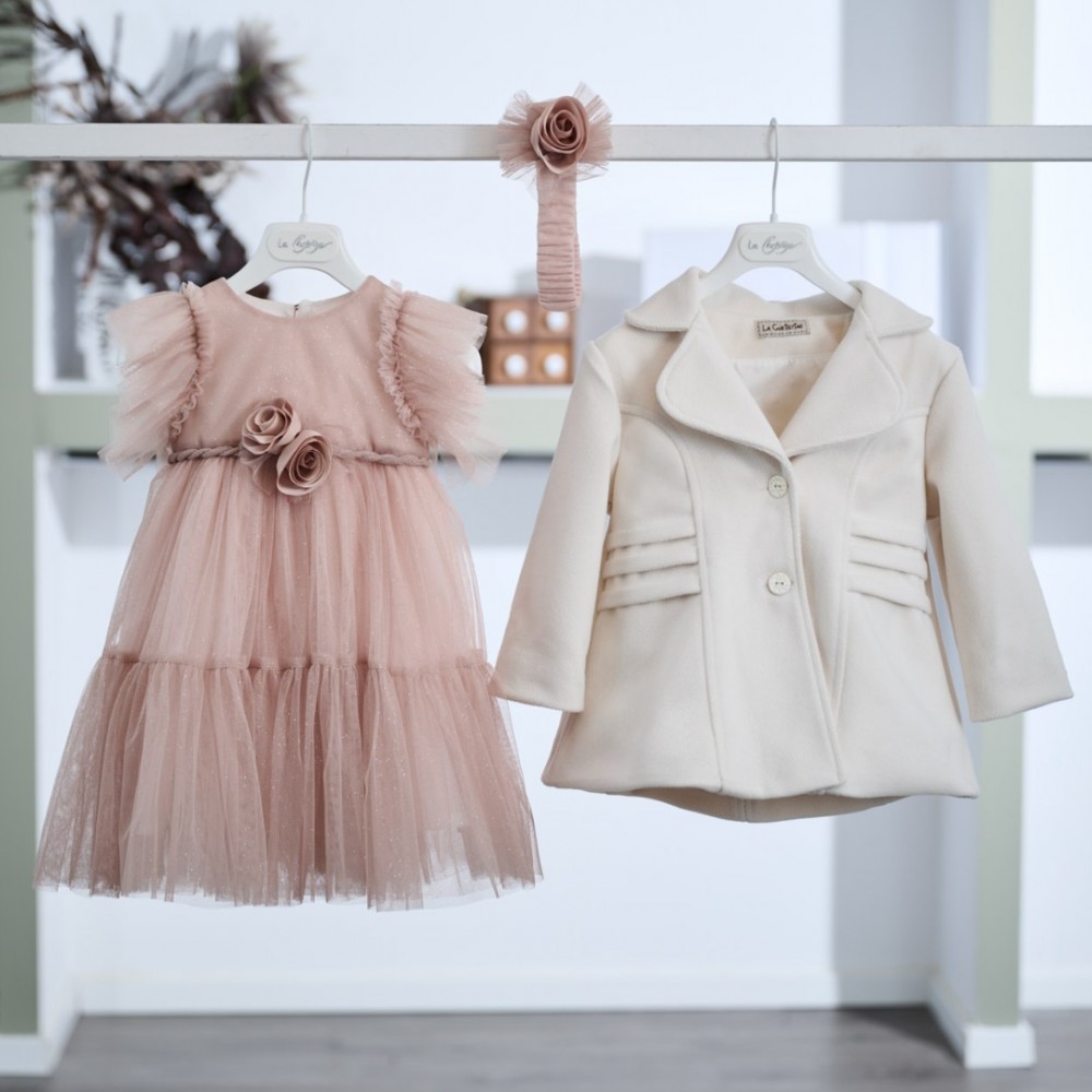 Βαπτιστικό φόρεμα La Christine LC25KW88 χειμώνας 2025 - 2026