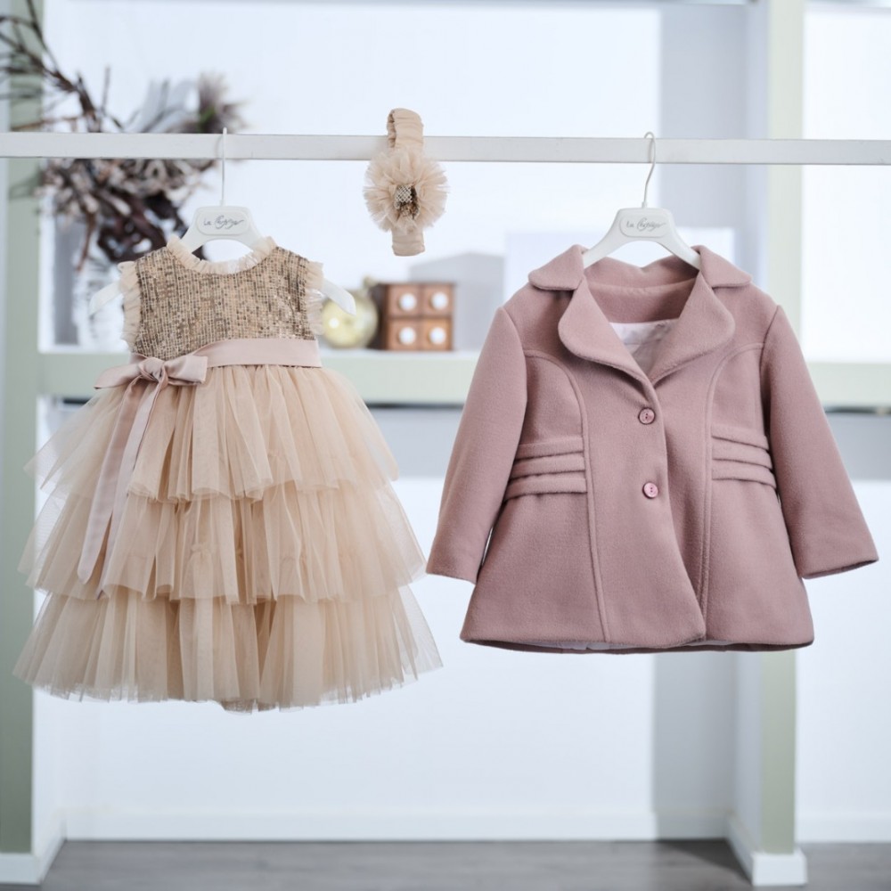 Βαπτιστικό φόρεμα La Christine LC25KW96 χειμώνας 2025 - 2026