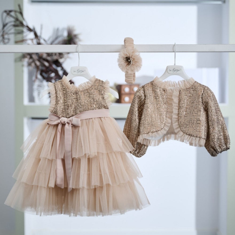 Βαπτιστικό φόρεμα La Christine LC25KW96 χειμώνας 2025 - 2026