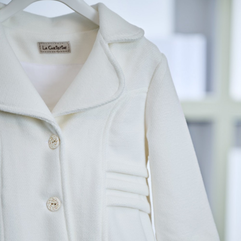 Βαπτιστικό παλτό La Christine LC25KW62 χειμώνας 2025 - 2026 Βαπτιστικό παλτό La Christine LC25KW62 χειμώνας 2025 - 2026