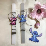 Λαμπάδες για ζευγάρι Stitch και Angel