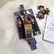 Λαμπάδα αρωματική μπλοκ ζωγραφικής Χάρυ Πότερ